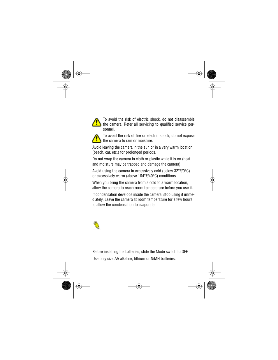 Care and maintenance, Camera ac adapter batteries | AGFA ePhoto CL50 User Manual | Page 45 / 55