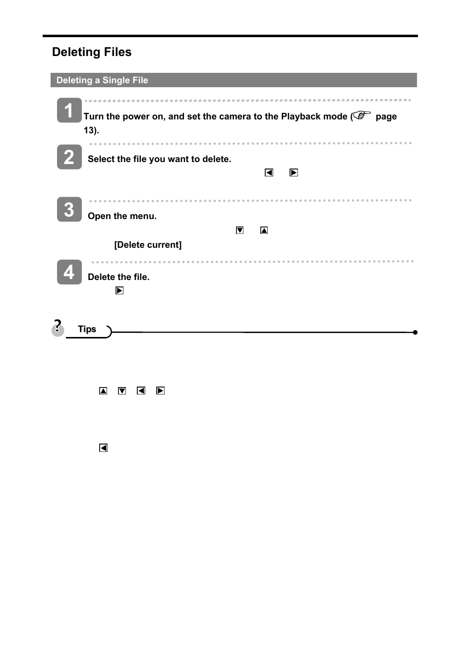 Deleting files | AGFA sensor 500-X User Manual | Page 38 / 53