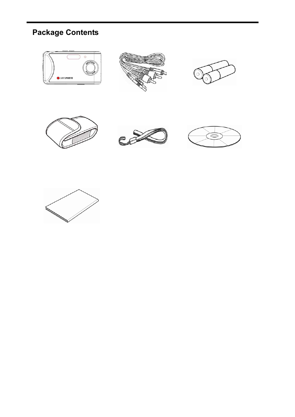 Package contents | AGFA sensor 500-X User Manual | Page 7 / 53