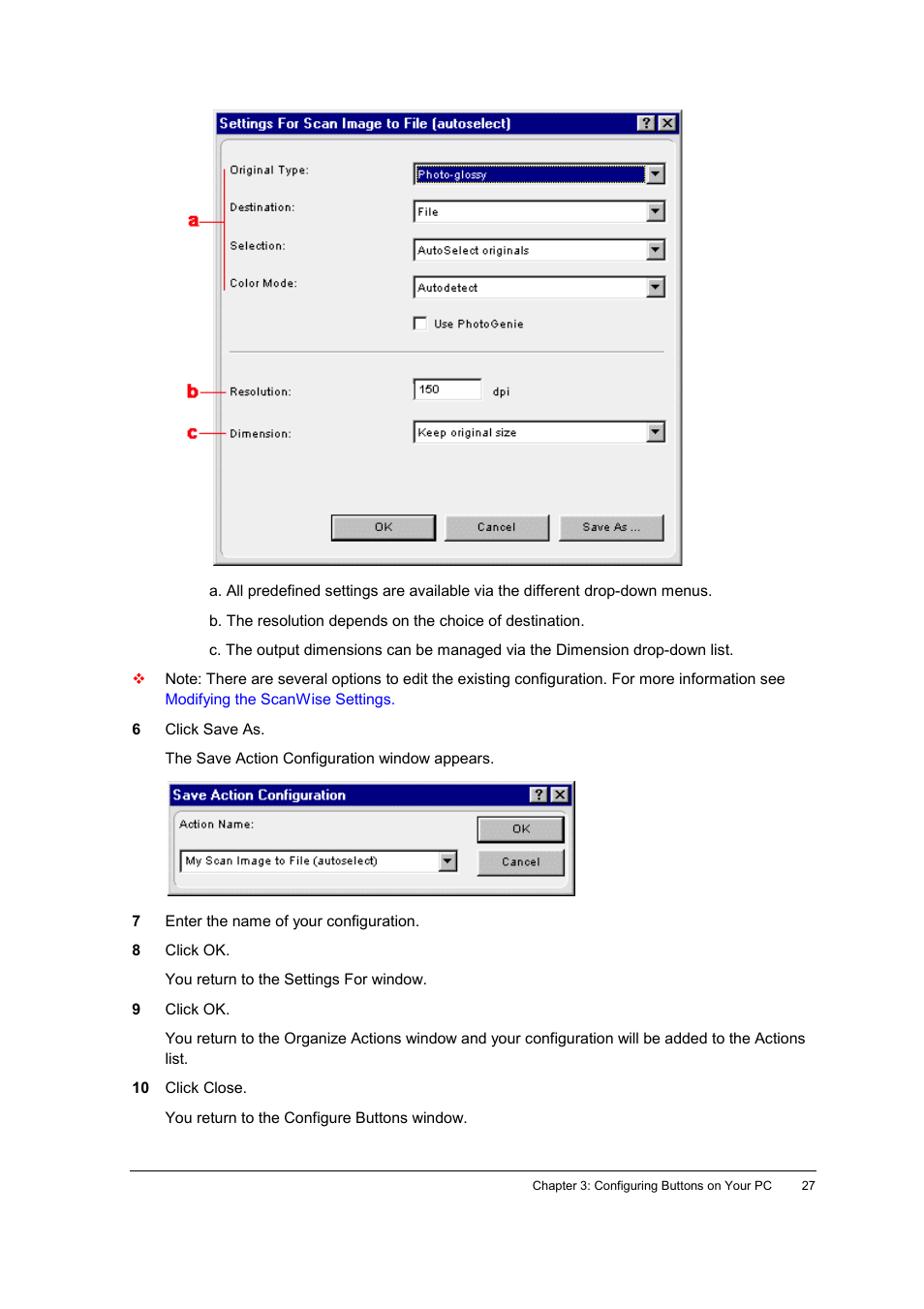 AGFA SNAPSCAN E42 User Manual | Page 27 / 63