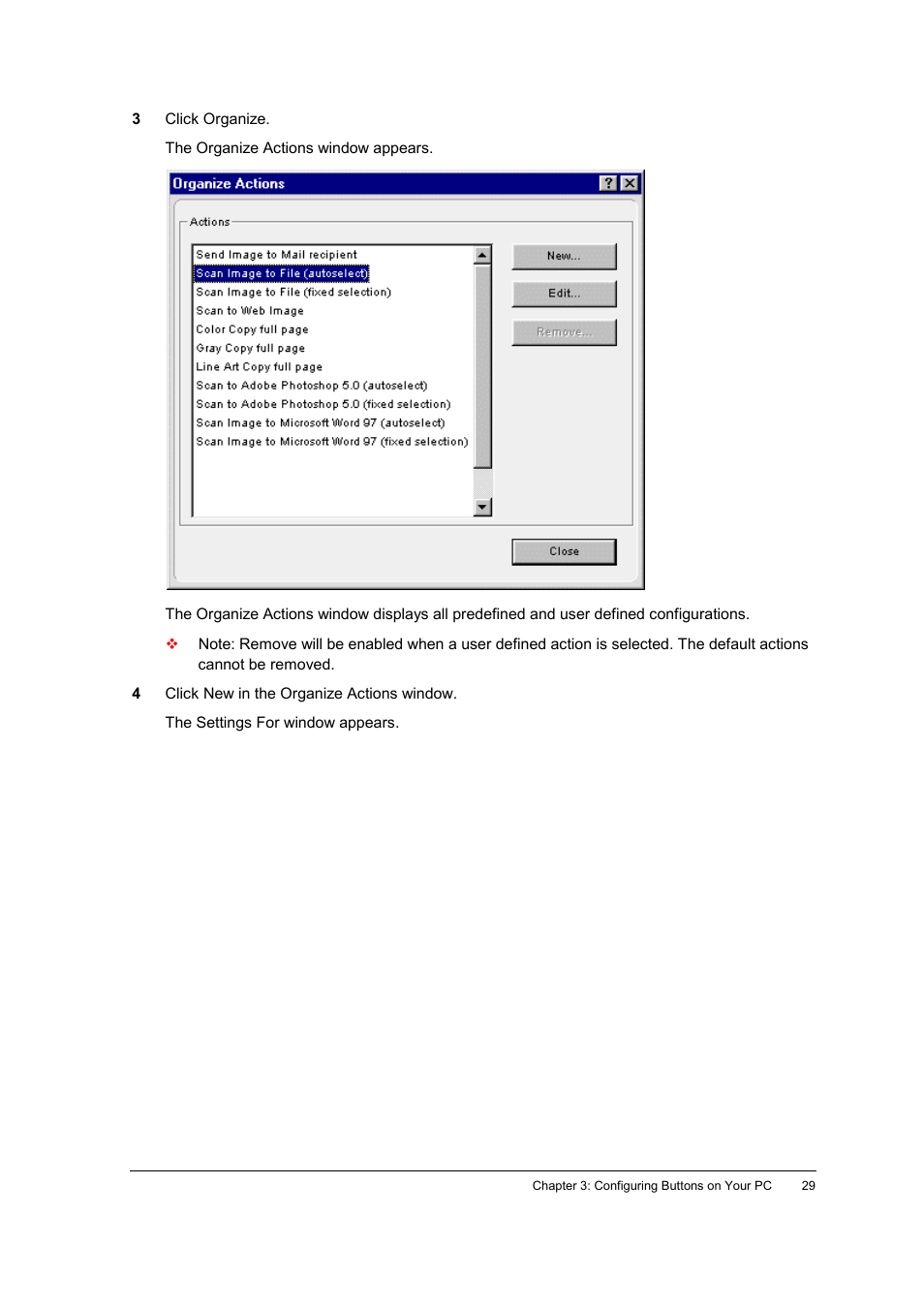 AGFA SNAPSCAN E42 User Manual | Page 29 / 63