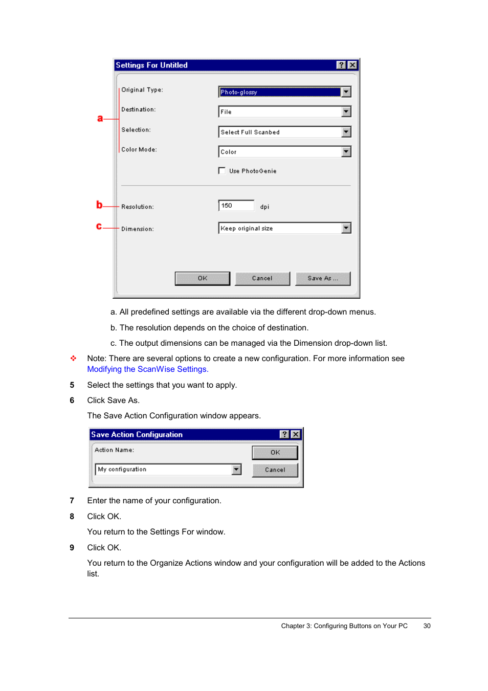 AGFA SNAPSCAN E42 User Manual | Page 30 / 63