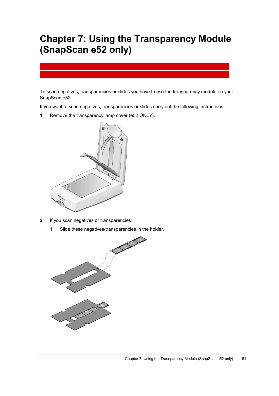 AGFA SNAPSCAN E42 User Manual | Page 51 / 63