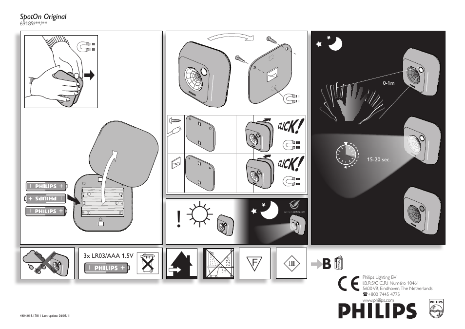 Philips Foco User Manual | 1 page