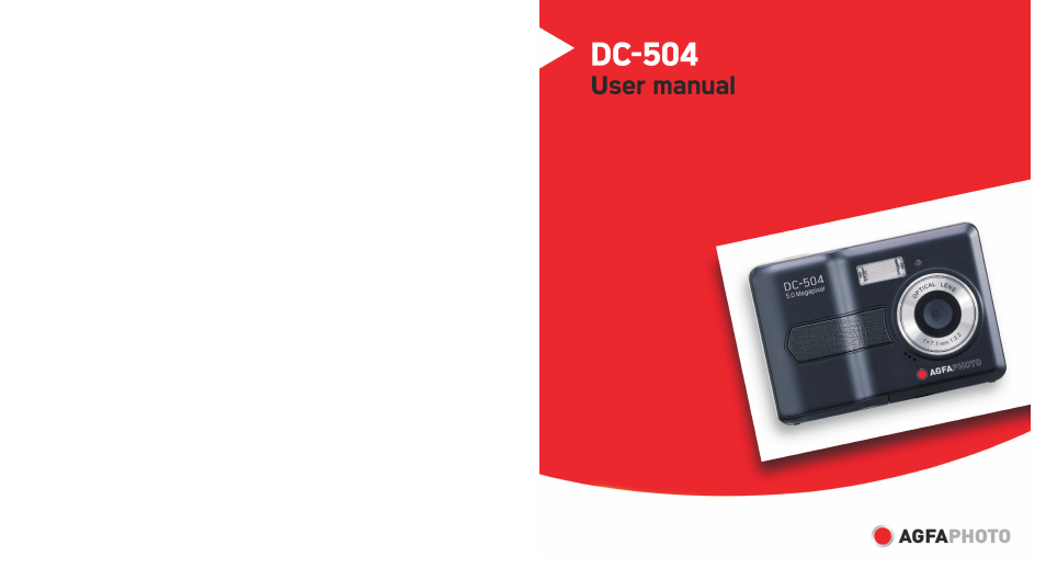 AGFA DC-504 User Manual | 11 pages