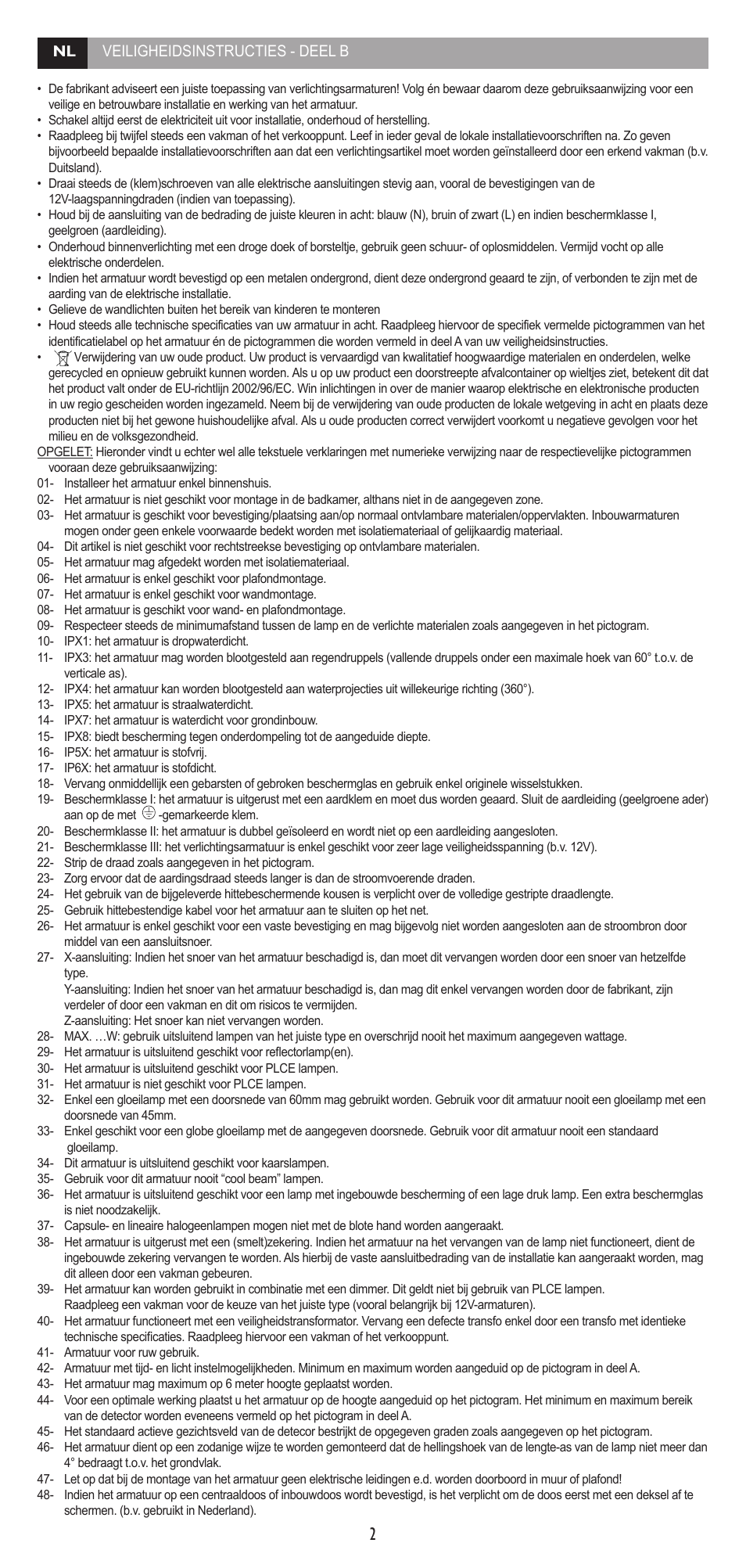 Philips InStyle Plafón User Manual | Page 2 / 30