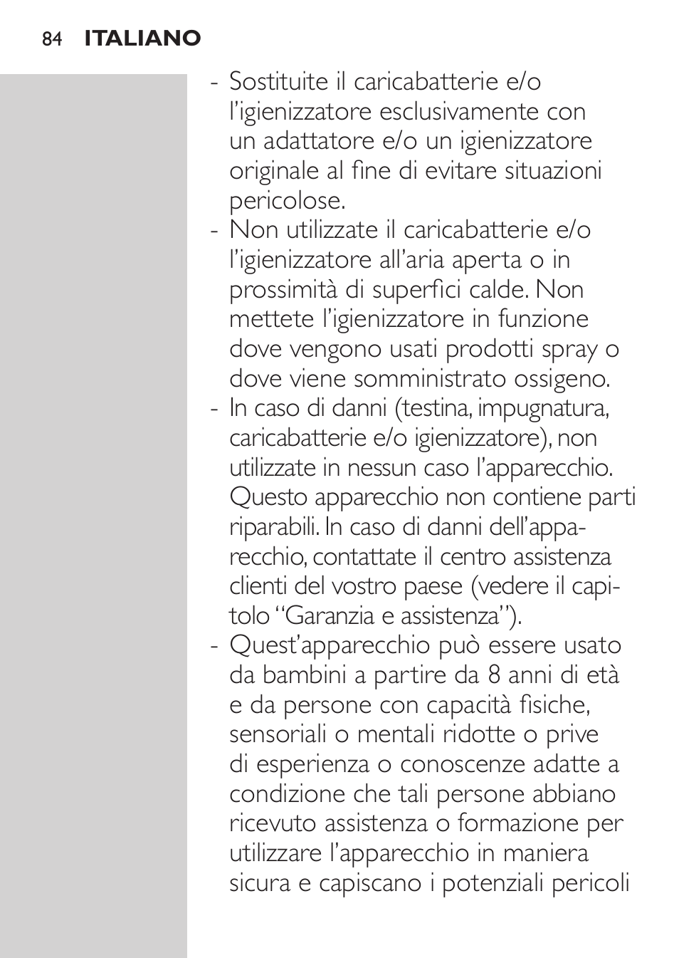 Philips Sonicare HealthyWhite Cepillo dental sónico recargable User Manual | Page 84 / 144