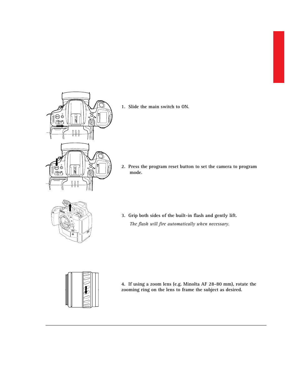 Taking picture in fully-automatic mode, Taking pictures in fully-automatic mode | AGFA 307 User Manual | Page 33 / 73