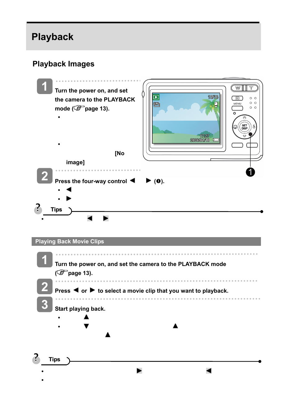 Playback, Playback images | AGFA DC-830i User Manual | Page 36 / 57