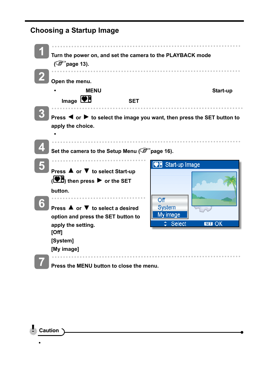 Choosing a startup image | AGFA DC-830i User Manual | Page 47 / 57