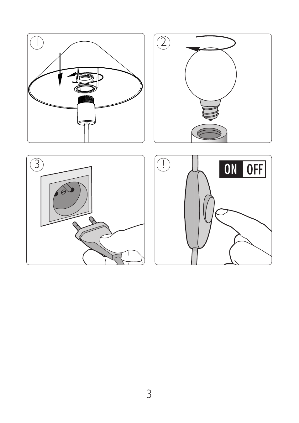 Philips InStyle Lámpara de mesa User Manual | Page 3 / 4