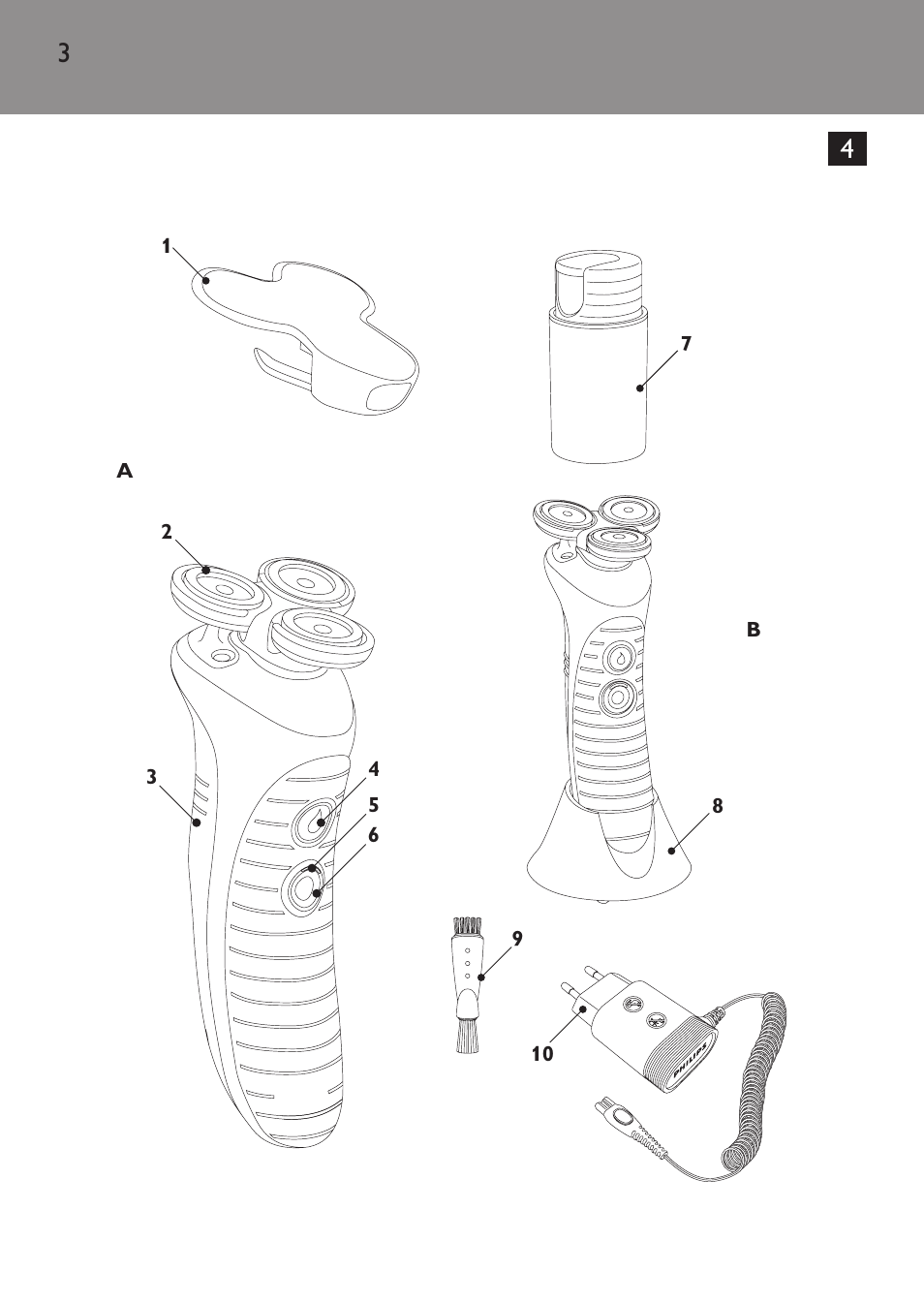 Philips Afeitadora NIVEA FOR MEN User Manual | 118 pages