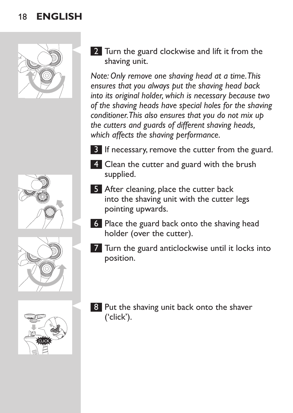 Philips Afeitadora NIVEA FOR MEN User Manual | Page 16 / 118