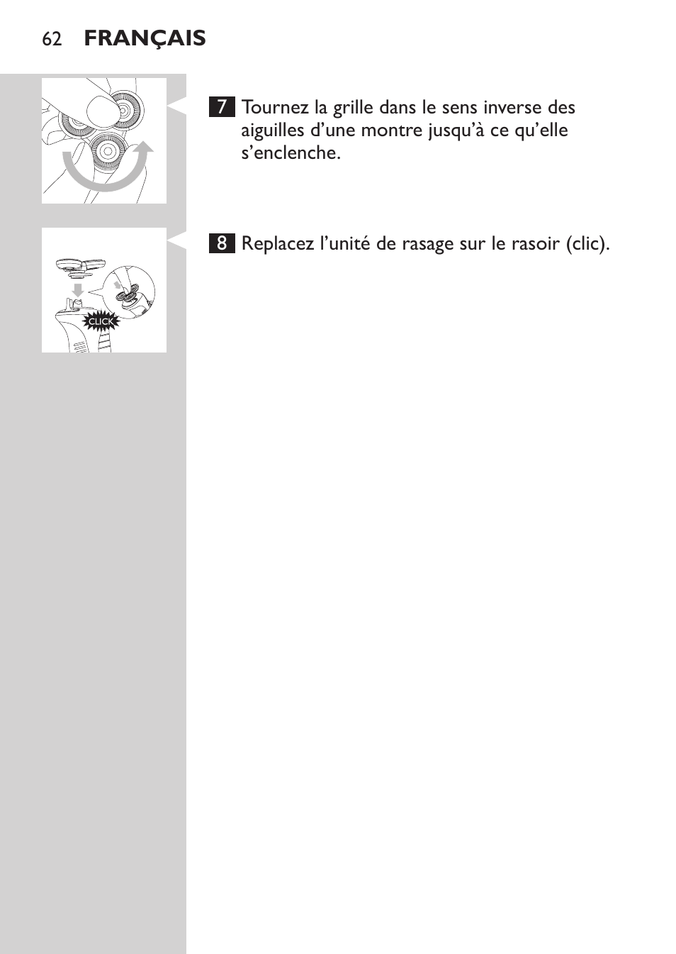 Philips Afeitadora NIVEA FOR MEN User Manual | Page 60 / 118