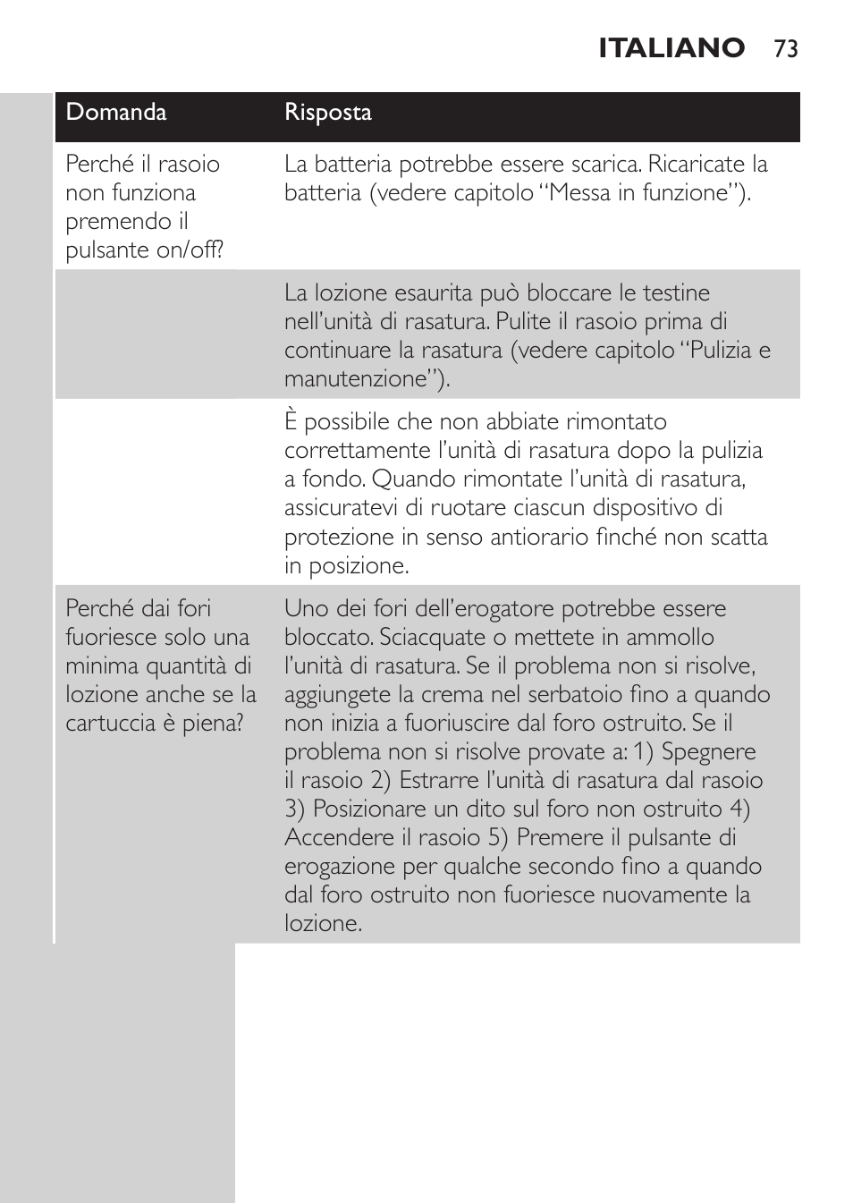 Philips Afeitadora NIVEA FOR MEN User Manual | Page 71 / 118
