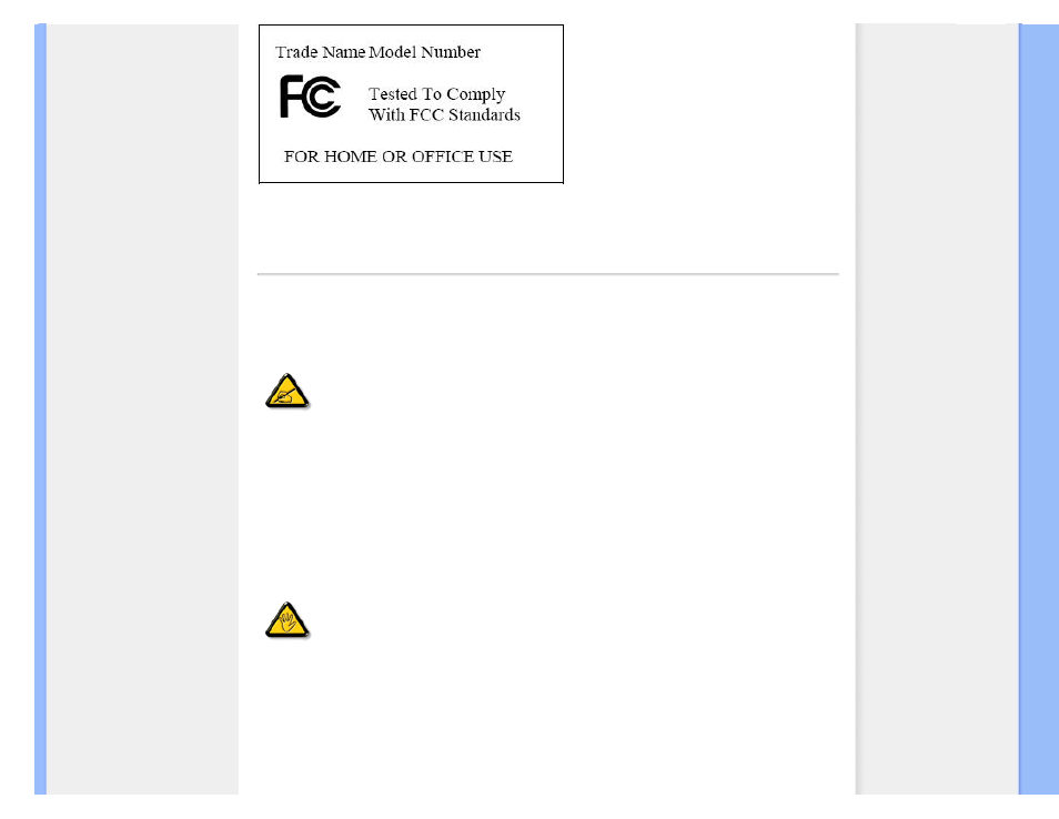 Commission, Federale de la communication (fcc declaration) | Philips PhotoFrame User Manual | Page 57 / 77