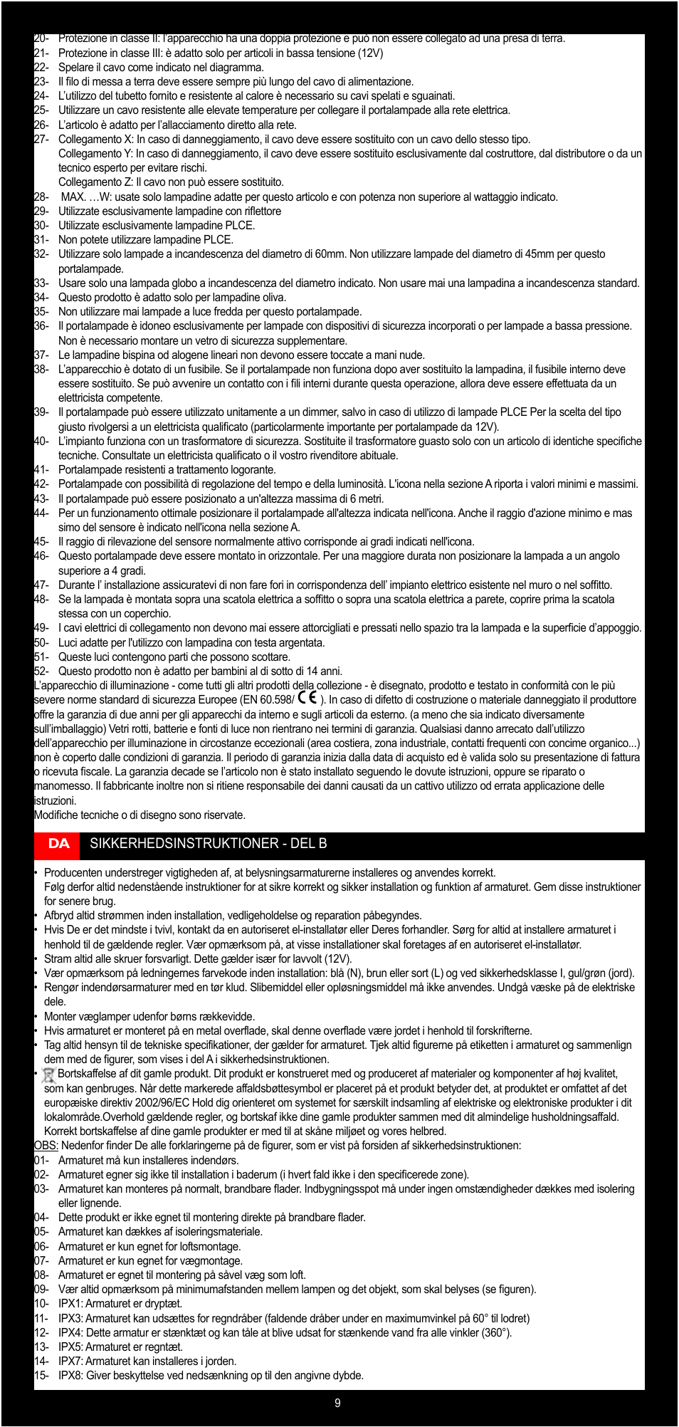 Philips Lirio Foco User Manual | Page 9 / 30