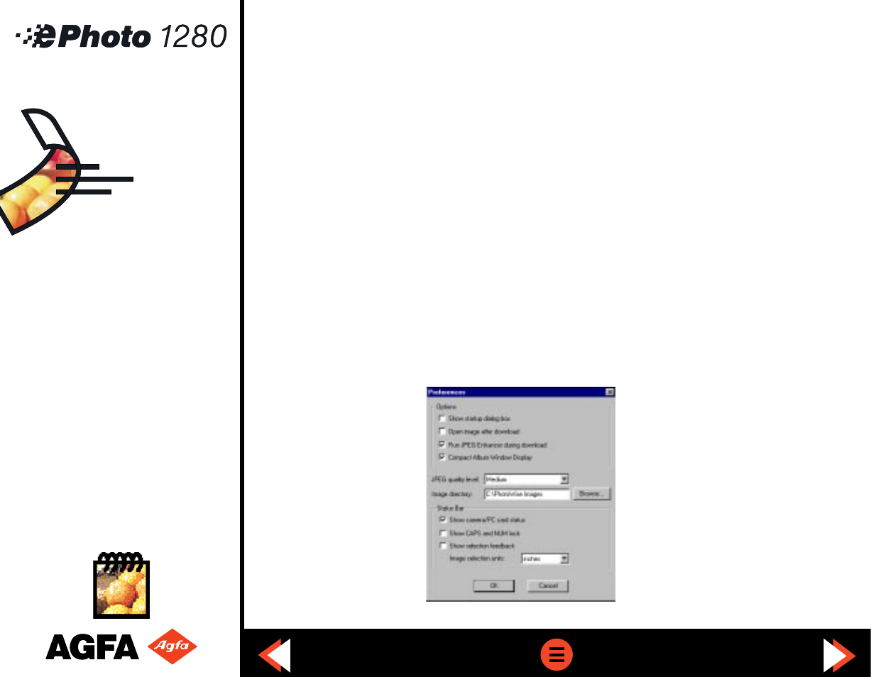 Downloading images with a 1280 resolution, Downloading images with other resolutions | AGFA ePHOTO 1280 User Manual | Page 44 / 66