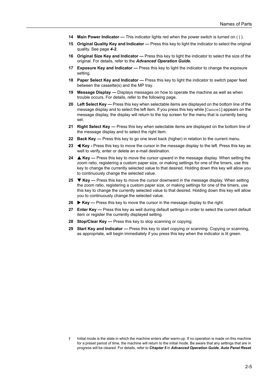 AGFA 1815 Copier User Manual | Page 31 / 116