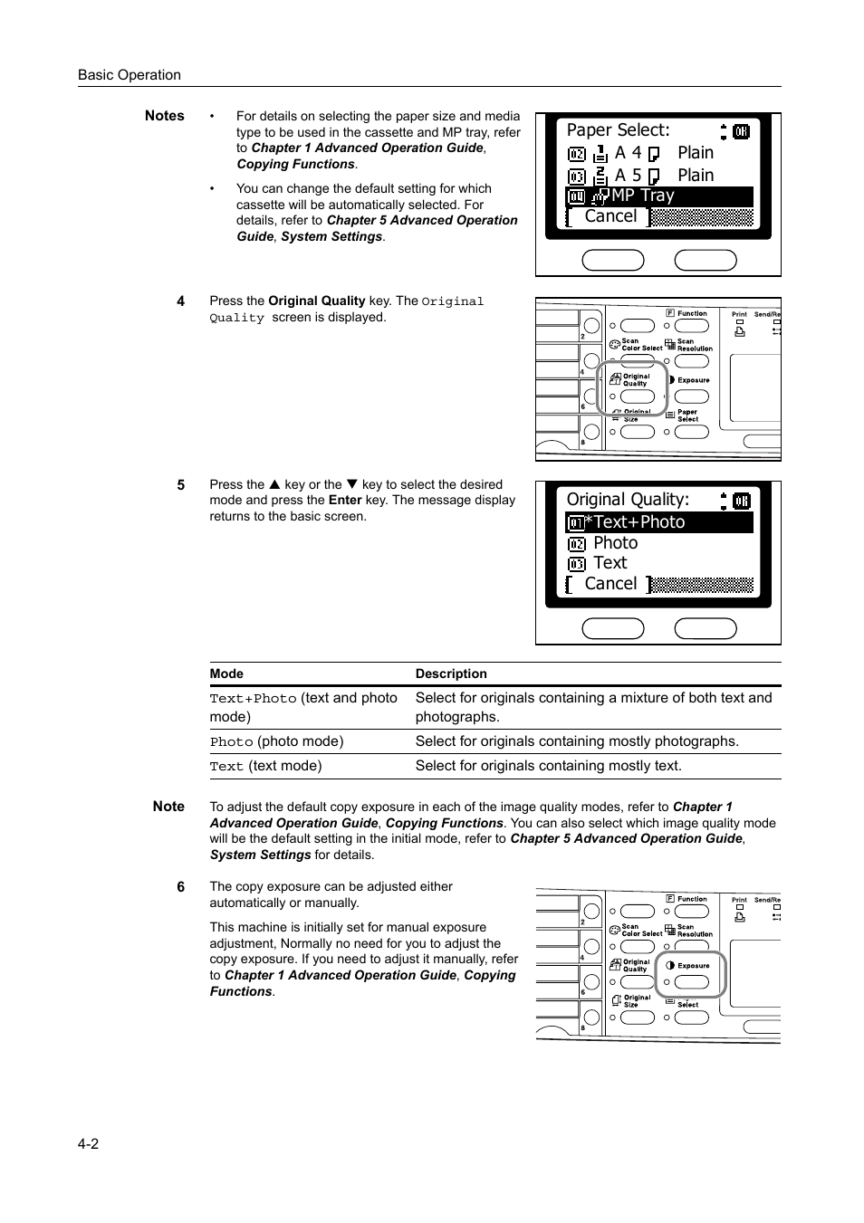 AGFA 1815 Copier User Manual | Page 64 / 116