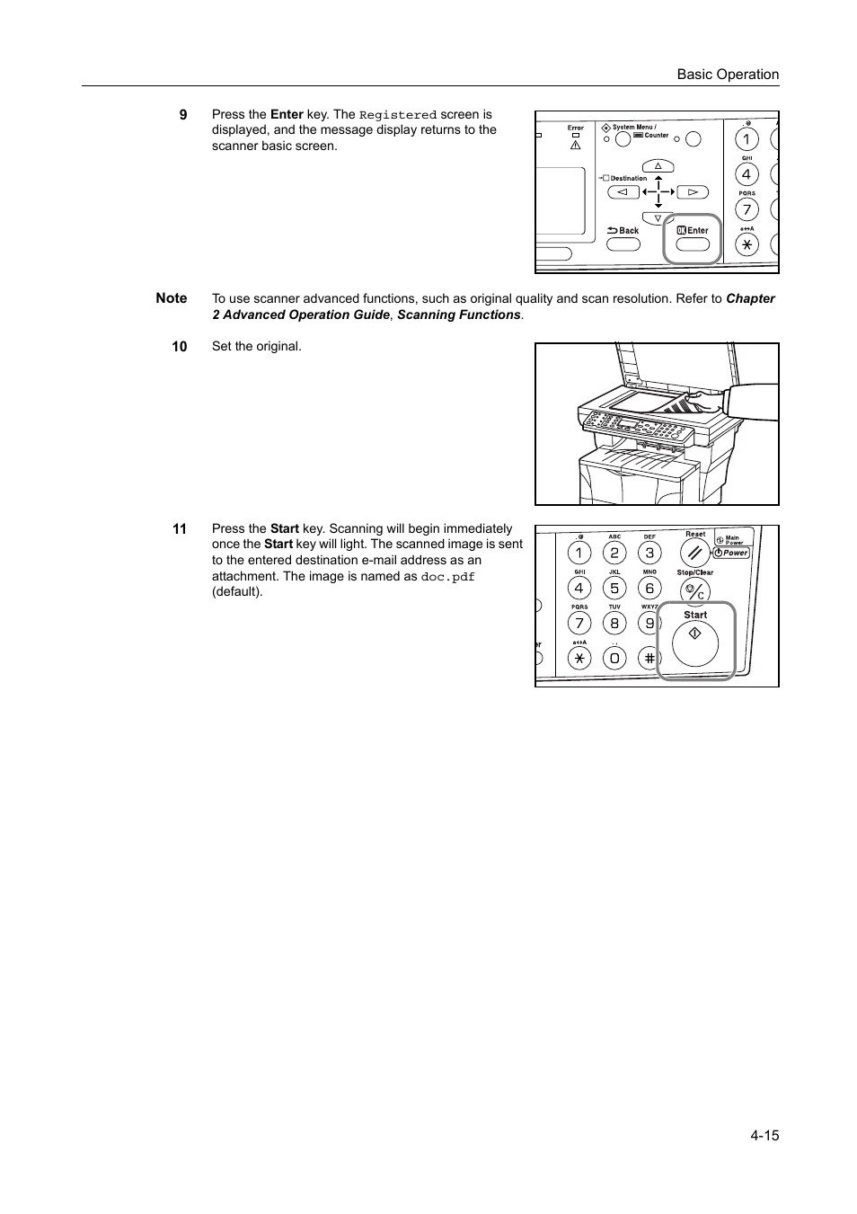 AGFA 1815 Copier User Manual | Page 77 / 116