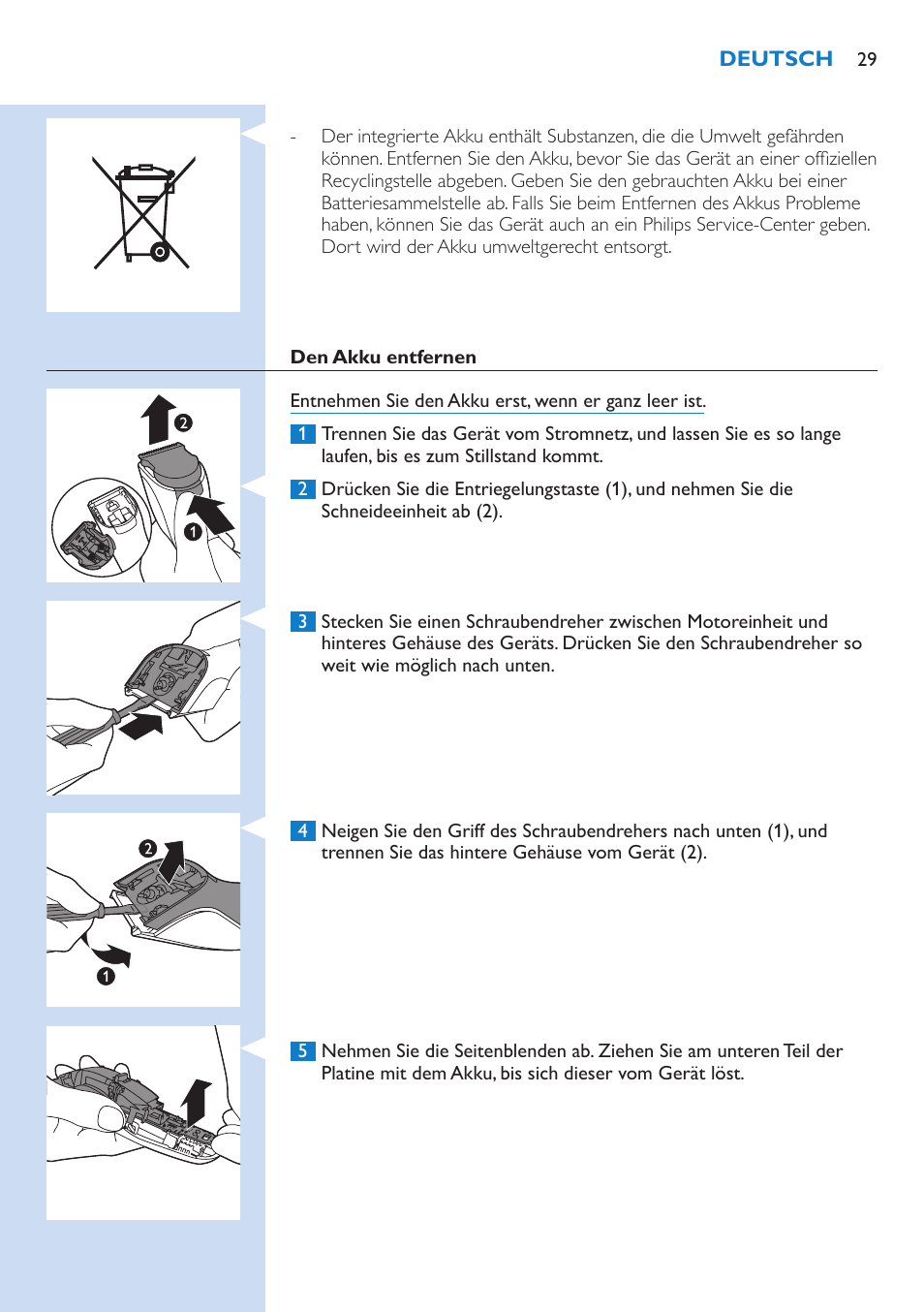 Philips HAIRCLIPPER Series 5000 cortapelos User Manual | Page 29 / 118
