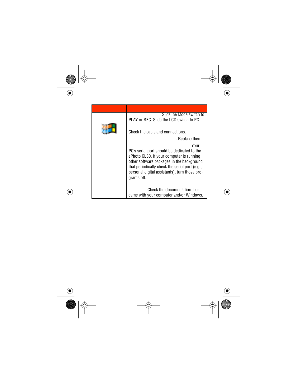 AGFA ePhoto CL30 User Manual | Page 44 / 49