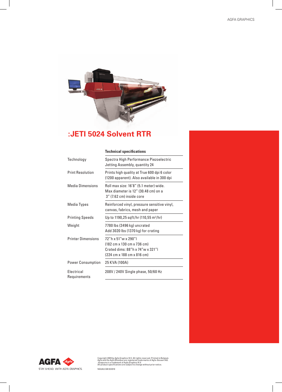 Jeti 5024 solvent rtr | AGFA JETI 5024 User Manual | Page 4 / 4