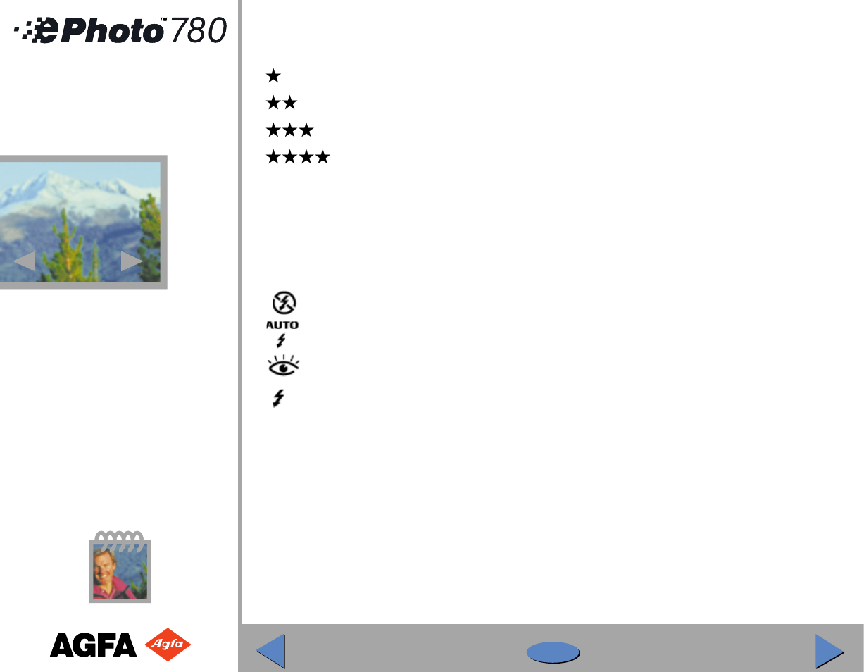 Changing the flash mode, Taking pictures (cont.) | AGFA ePhoto 780 User Manual | Page 20 / 61
