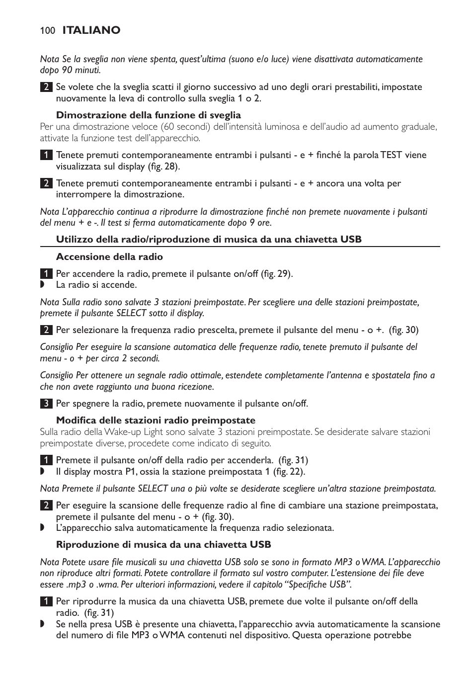 Philips Wake-up Light User Manual | Page 100 / 172