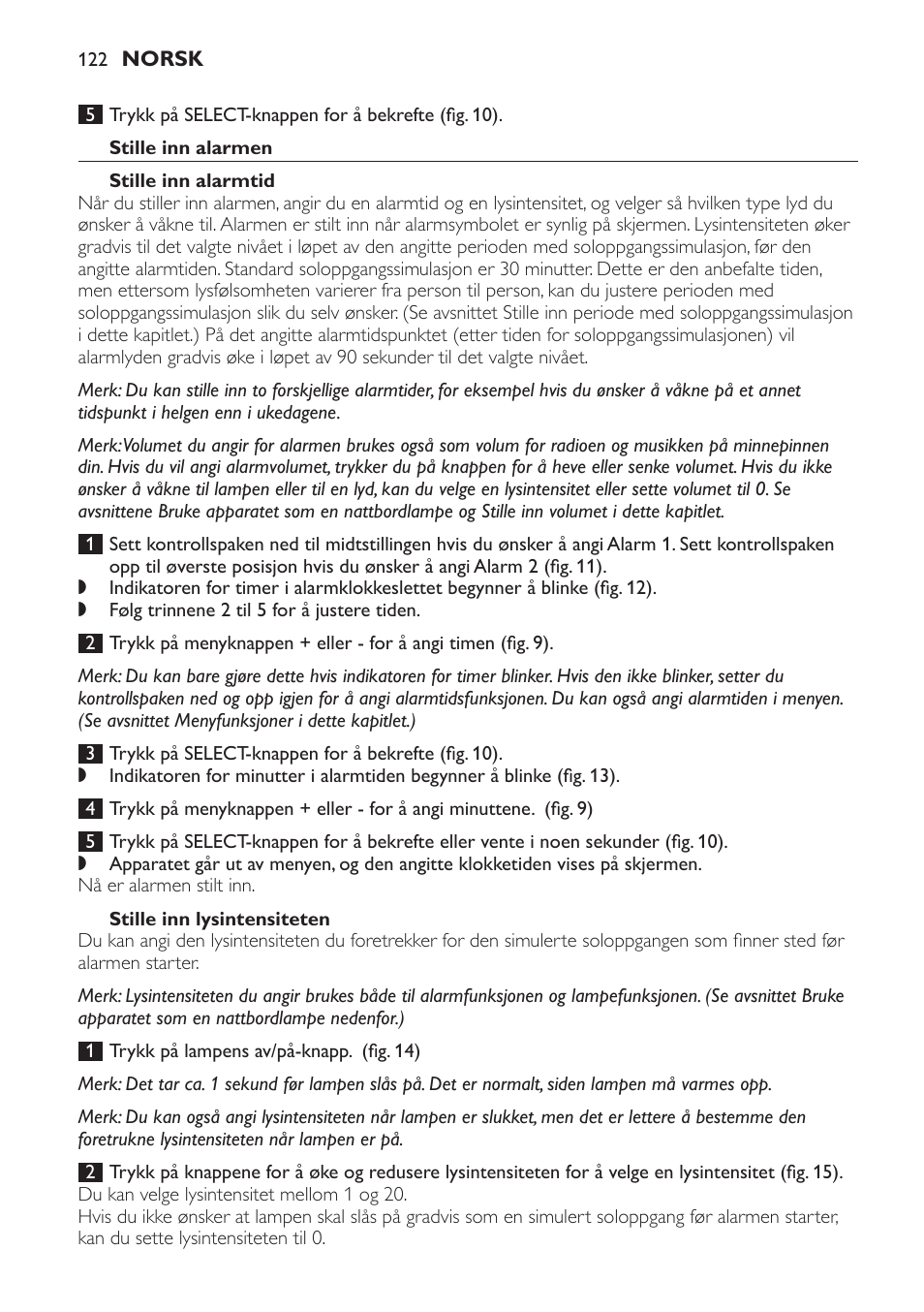 Philips Wake-up Light User Manual | Page 122 / 172