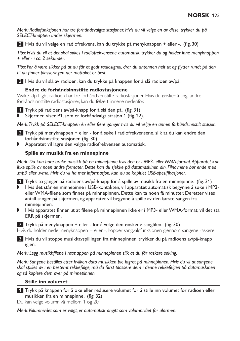 Philips Wake-up Light User Manual | Page 125 / 172