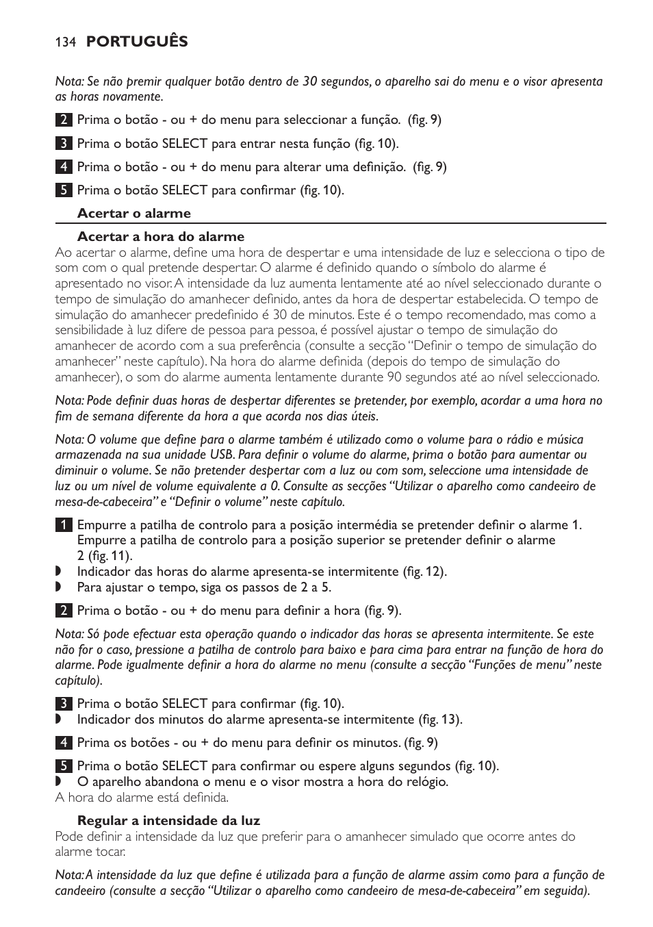 Philips Wake-up Light User Manual | Page 134 / 172