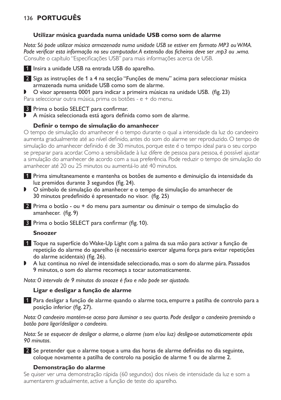 Philips Wake-up Light User Manual | Page 136 / 172