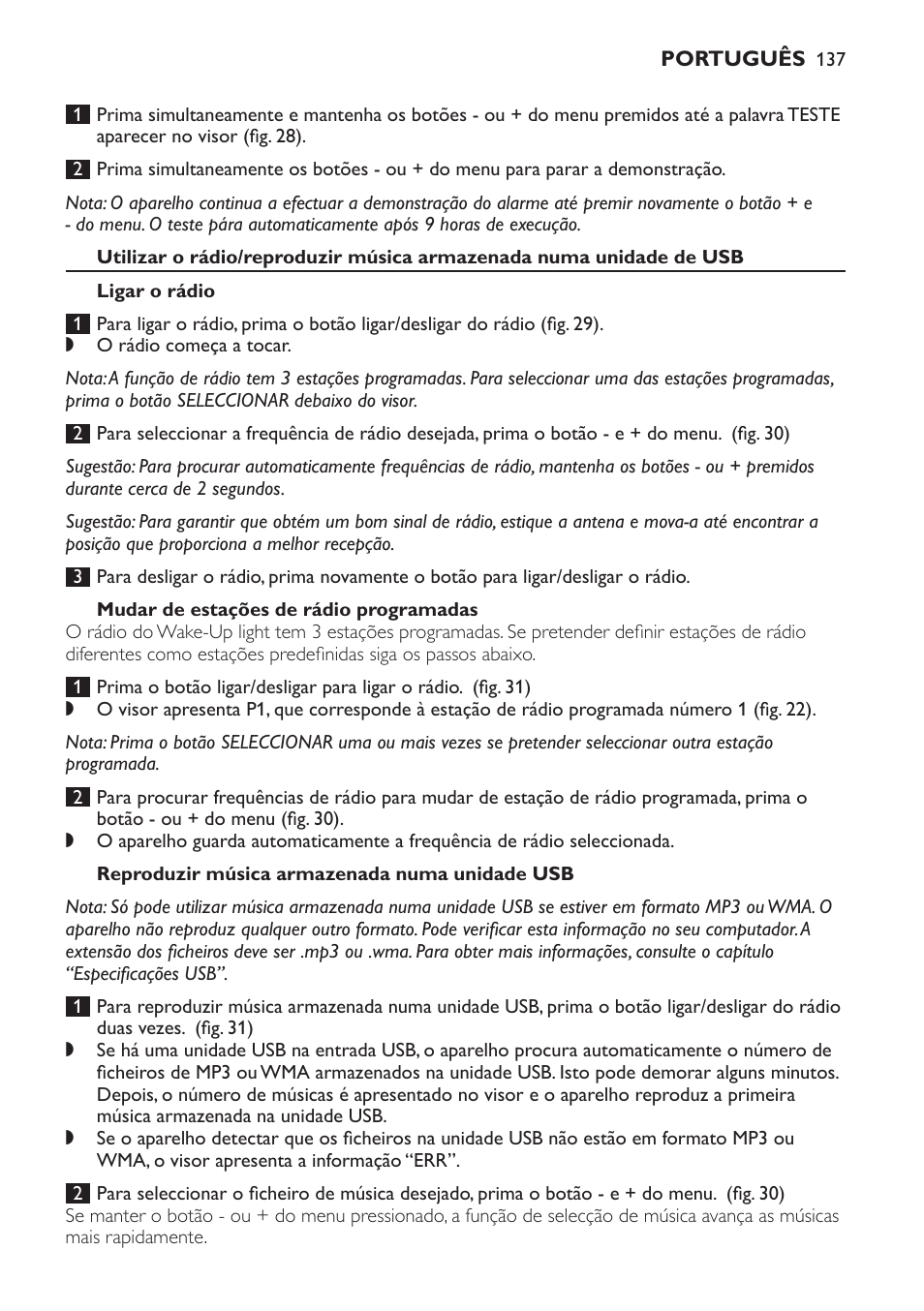 Philips Wake-up Light User Manual | Page 137 / 172