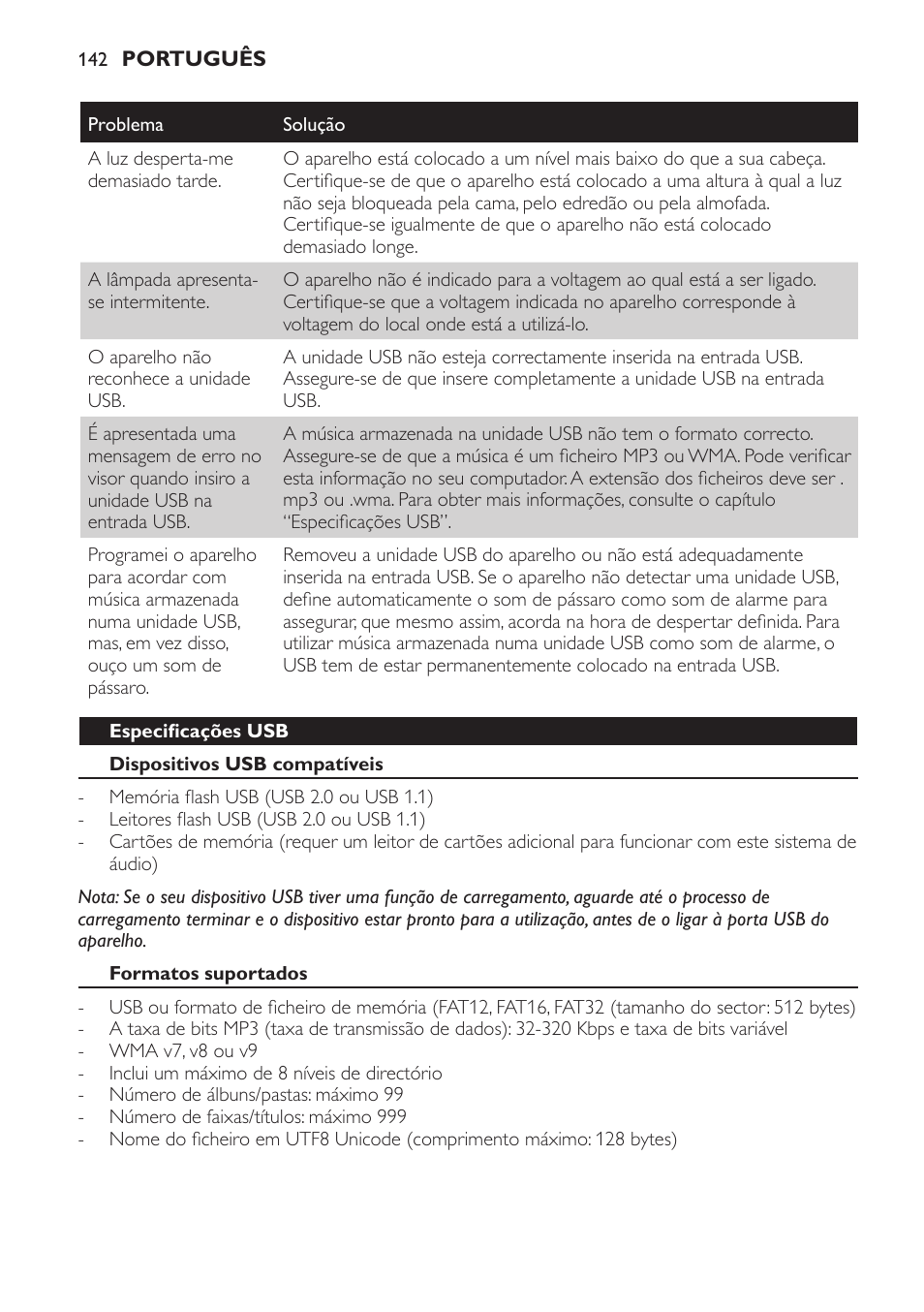 Philips Wake-up Light User Manual | Page 142 / 172