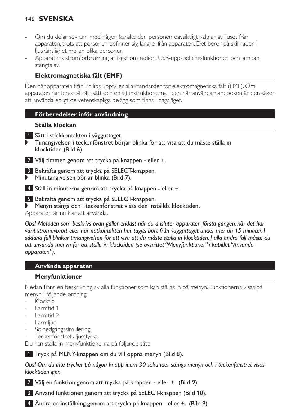 Philips Wake-up Light User Manual | Page 146 / 172