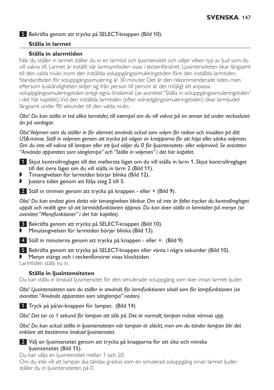 Philips Wake-up Light User Manual | Page 147 / 172