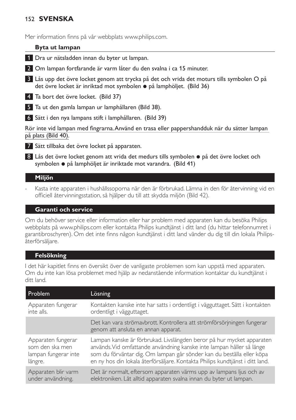 Philips Wake-up Light User Manual | Page 152 / 172