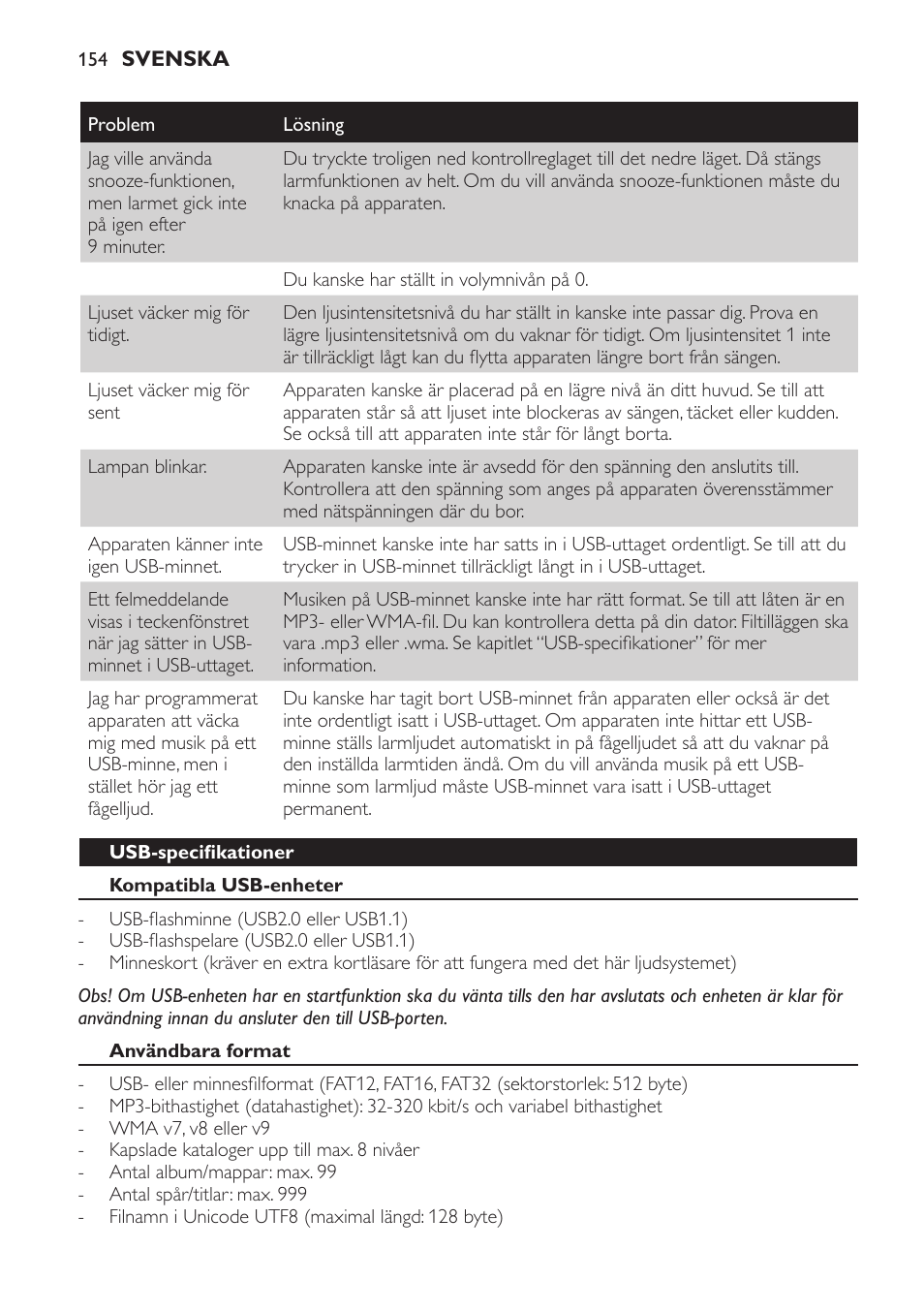 Philips Wake-up Light User Manual | Page 154 / 172