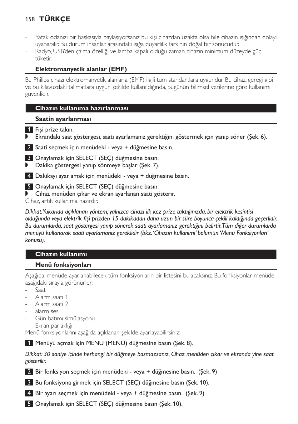 Philips Wake-up Light User Manual | Page 158 / 172