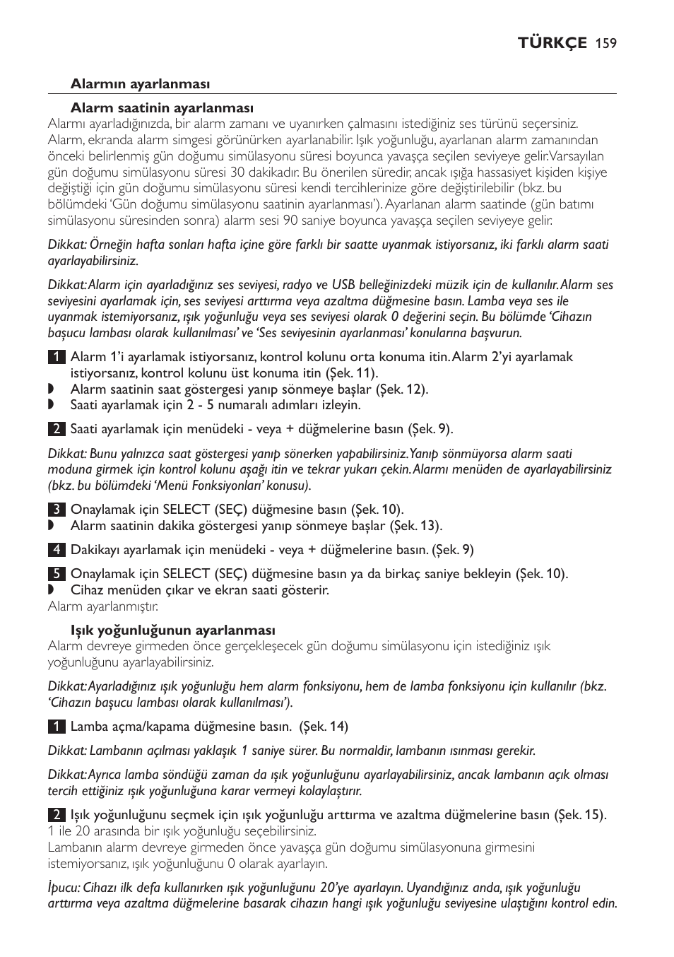 Philips Wake-up Light User Manual | Page 159 / 172