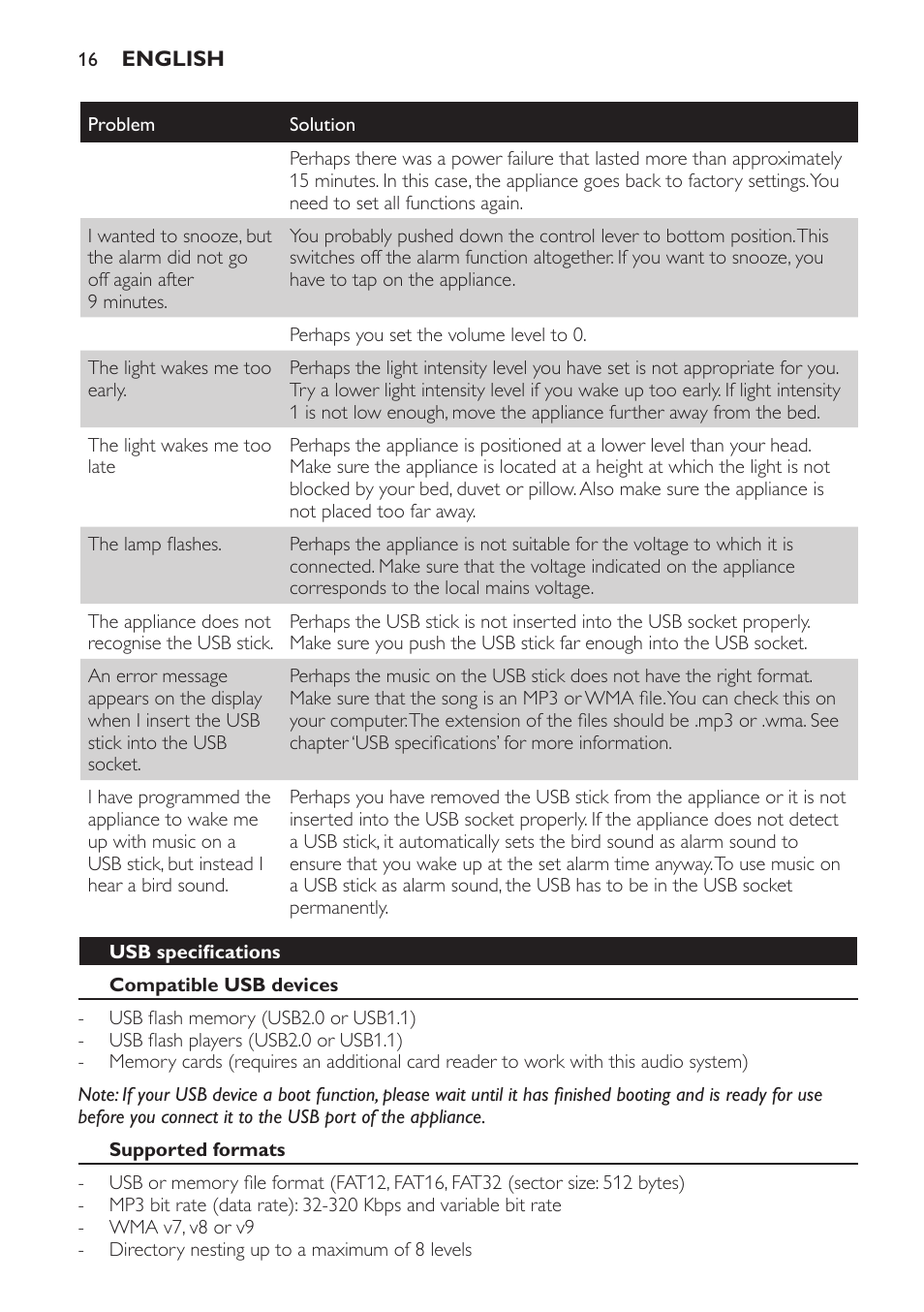 Philips Wake-up Light User Manual | Page 16 / 172