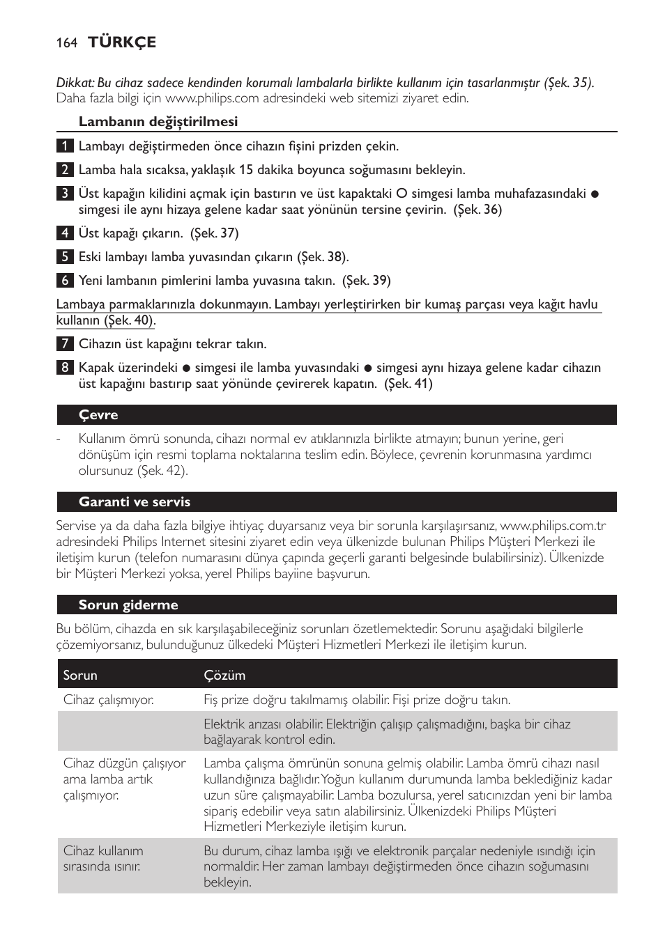 Philips Wake-up Light User Manual | Page 164 / 172