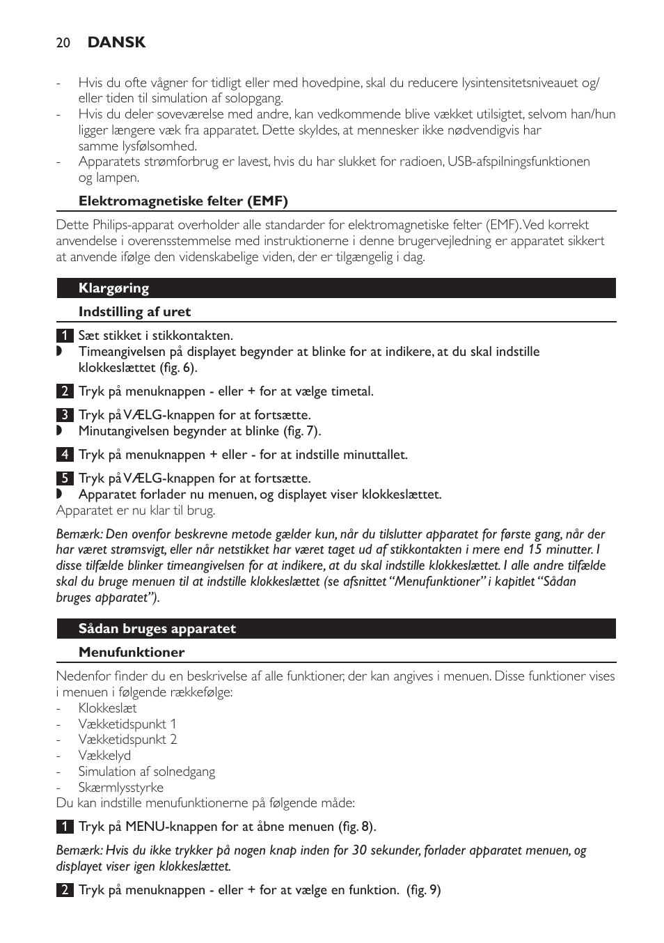 Philips Wake-up Light User Manual | Page 20 / 172