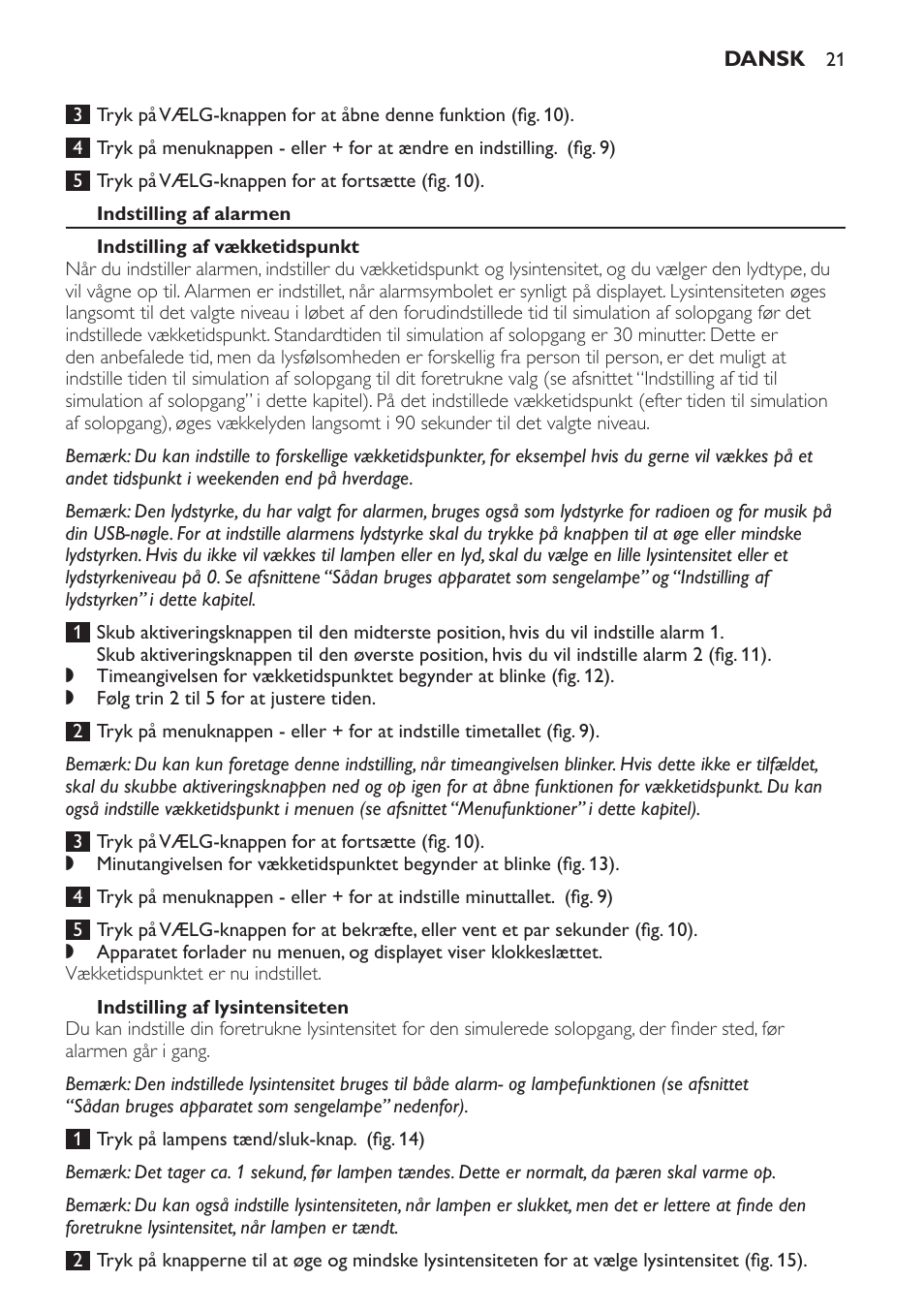 Philips Wake-up Light User Manual | Page 21 / 172