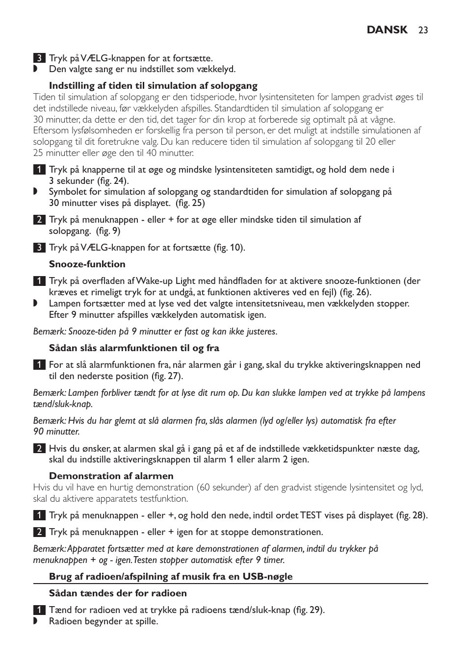 Philips Wake-up Light User Manual | Page 23 / 172