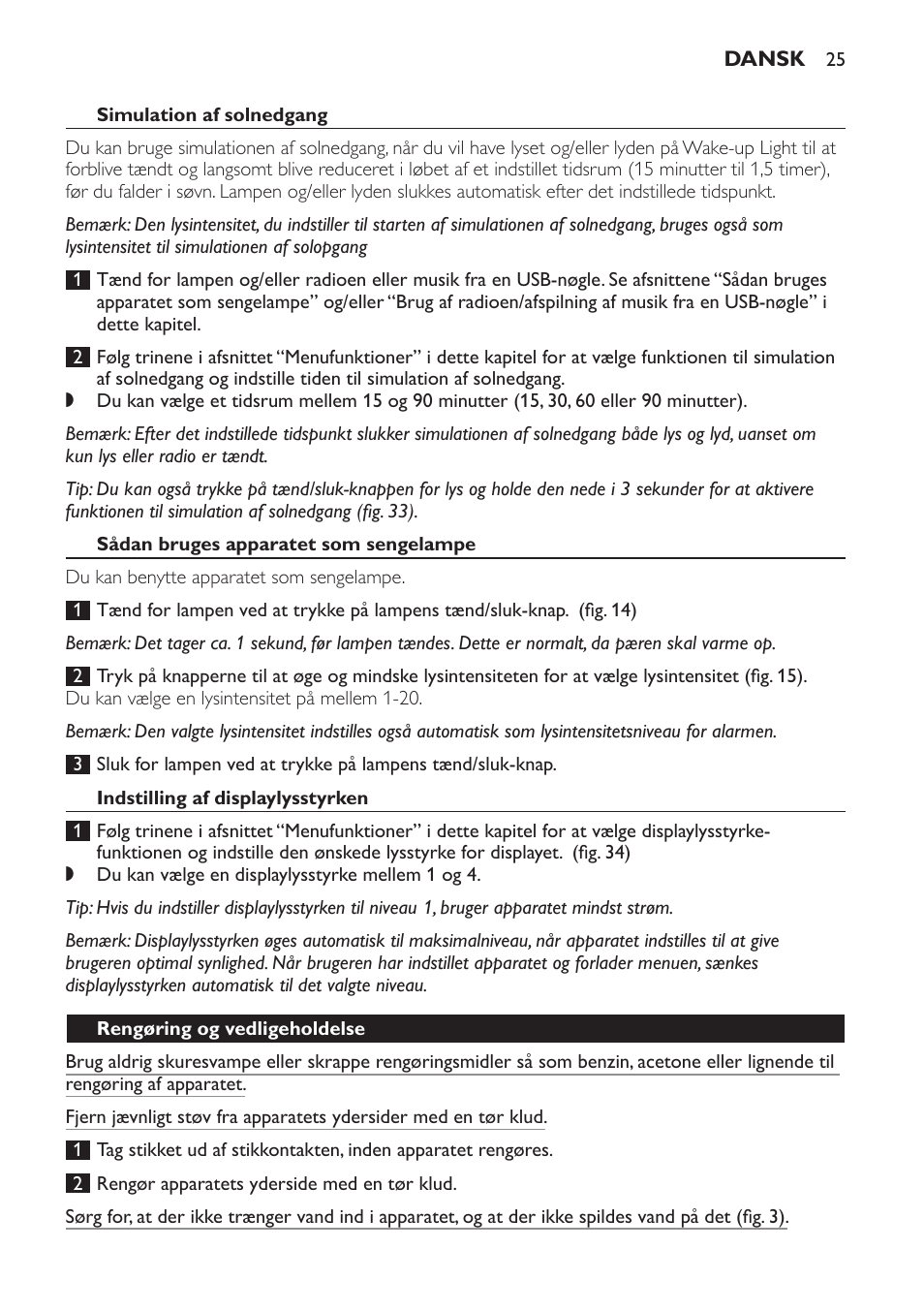 Philips Wake-up Light User Manual | Page 25 / 172