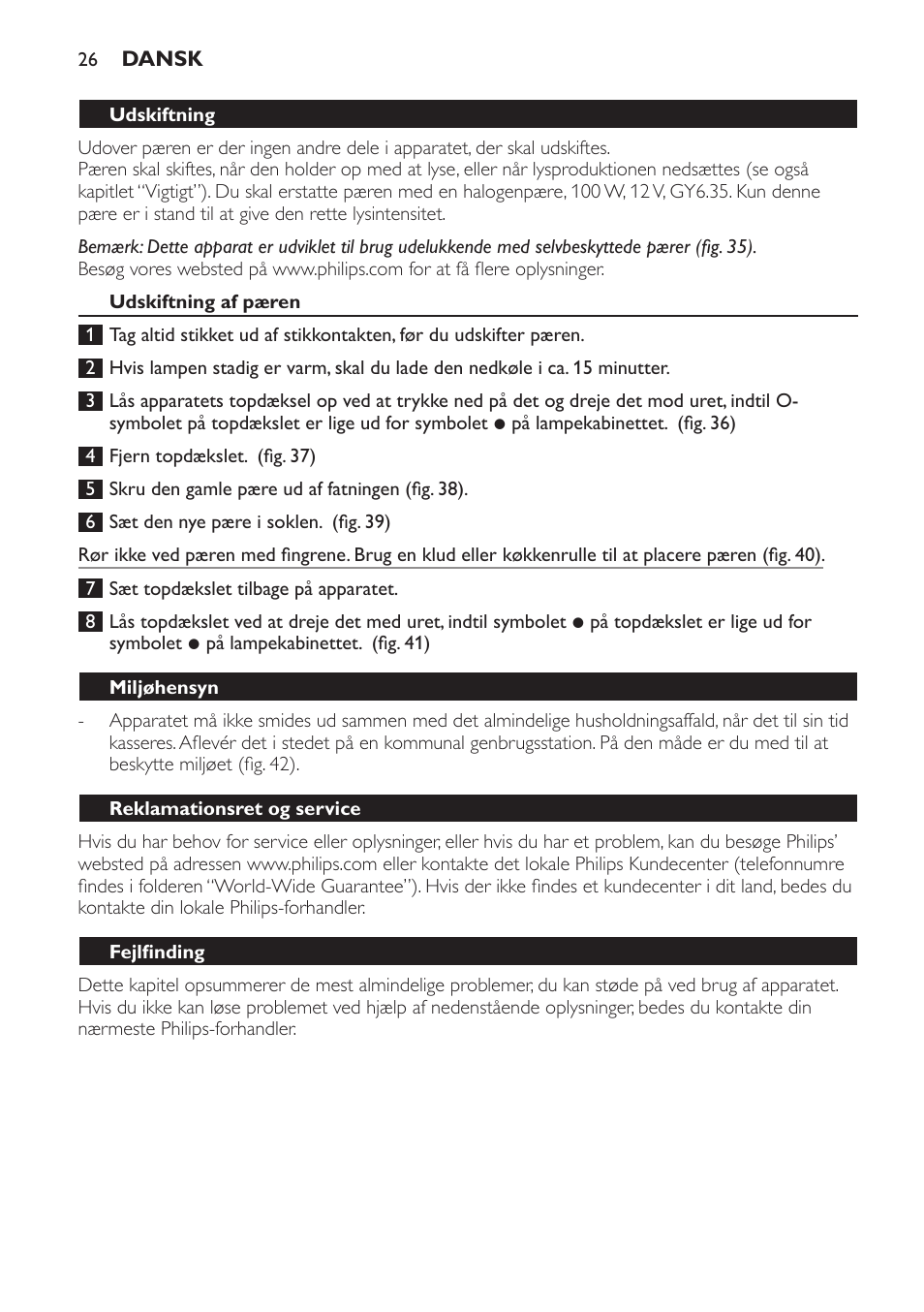 Philips Wake-up Light User Manual | Page 26 / 172