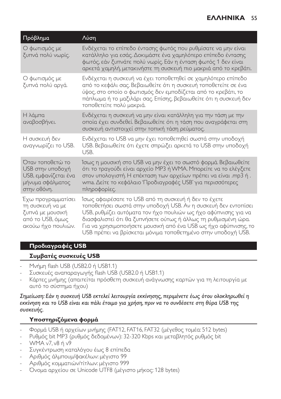 Philips Wake-up Light User Manual | Page 55 / 172